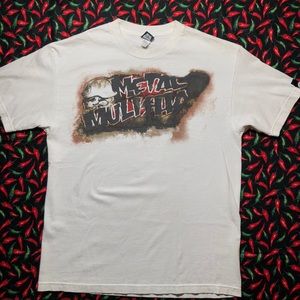 Vintage metal mullisha white shirt